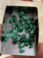 Refined 42.25ct Swat Emerald Rough Lot - Image 7
