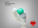 The 14.70 ct Emerald: Graceful Elegance in Mid-Sized Form