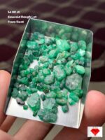54.90 Carat Emerald Rough Lot – Swat Valley Natural Crystal