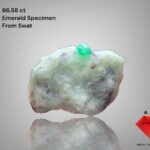 A 66.58-Carat Emerald Specimen from Swat Valley: Monumental Natural Beauty