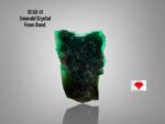 Swat Emerald Crystal: 10.56ct Untreated Green Gemstone