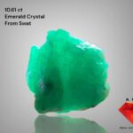 10.61 ct Natural Emerald Crystal from Swat Valley – Monumental Depth and Rare Crystal Mass