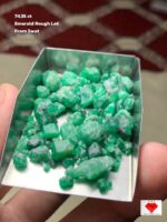 74.35 Carat Swat Emerald Rough Lot – Compact Strength with Natural Character