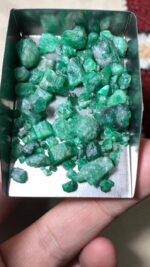 74.35 Carat Swat Emerald Rough Lot – Compact Strength with Natural Character - Image 2