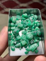 74.35 Carat Swat Emerald Rough Lot – Compact Strength with Natural Character - Image 11