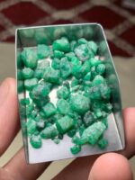 74.35 Carat Swat Emerald Rough Lot – Compact Strength with Natural Character - Image 14