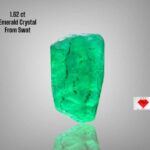 Small but Striking: 1.62ct Emerald Crystal from Swat (9.61 x 5.71 x 3.00 mm)