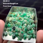 A Massive 80.30-Carat Rough Emerald from Swat