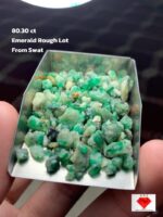 A Massive 80.30-Carat Rough Emerald from Swat