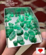 40.90 Carat Swat Emerald Rough Lot – Natural Green Gemstone from Pakistan