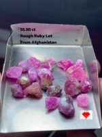 Unlocking the Potential of a 55.30ct Afghan Ruby Rough Lot: 10.96 x 9.51 x 8.08mm
