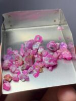 33.20ct Afghan Ruby Rough Lot – Natural Uncut Crystals (9.70 × 7.81 × 5.97 mm) - Image 3
