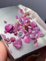 33.20ct Afghan Ruby Rough Lot – Natural Uncut Crystals (9.70 × 7.81 × 5.97 mm) - Image 5