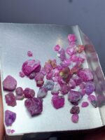 33.20ct Afghan Ruby Rough Lot – Natural Uncut Crystals (9.70 × 7.81 × 5.97 mm) - Image 6