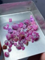 33.20ct Afghan Ruby Rough Lot – Natural Uncut Crystals (9.70 × 7.81 × 5.97 mm) - Image 10