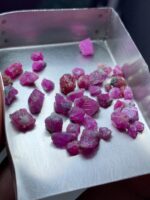 33.45ct Afghan Ruby Rough Lot – Natural Small-Sized Crystals with Vibrant Color - Image 3