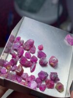 33.45ct Afghan Ruby Rough Lot – Natural Small-Sized Crystals with Vibrant Color - Image 5