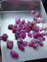 33.45ct Afghan Ruby Rough Lot – Natural Small-Sized Crystals with Vibrant Color - Image 6