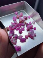 33.45ct Afghan Ruby Rough Lot – Natural Small-Sized Crystals with Vibrant Color - Image 7