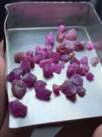 33.45ct Afghan Ruby Rough Lot – Natural Small-Sized Crystals with Vibrant Color - Image 8