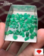 39.85 Carat Swat Emerald Rough Lot – Natural Untreated Green Crystal