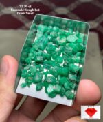72.20 ct Emerald Rough Lot from Swat – Natural Uncut Emerald
