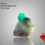 12.85 ct Swat Emerald Specimen: A Natural Treasure from Pakistan