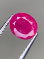 Elegance in Red: 1.110ct Faceted Ruby Gemstone - Image 6