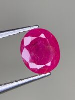 Elegance in Red: 1.110ct Faceted Ruby Gemstone - Image 7