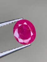 Elegance in Red: 1.110ct Faceted Ruby Gemstone - Image 9