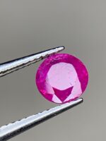0.835ct Natural Round Afghan Ruby: Perfectly Balanced, Brilliantly Red - Image 8