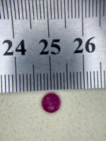 0.835ct Natural Round Afghan Ruby: Perfectly Balanced, Brilliantly Red - Image 9