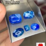 26 Carat Afghan Hauyne Cabochon Lot – A Rare Splash of Celestial Blue