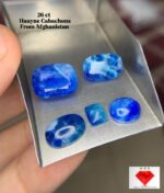 26 Carat Afghan Hauyne Cabochon Lot – A Rare Splash of Celestial Blue