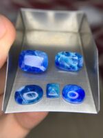 26 Carat Afghan Hauyne Cabochon Lot – A Rare Splash of Celestial Blue - Image 11