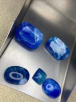 26 Carat Afghan Hauyne Cabochon Lot – A Rare Splash of Celestial Blue - Image 13