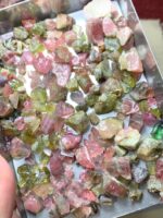 400ct Large Afghan Tourmaline Rough Lot - Image 13