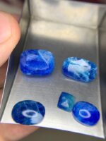 26 Carat Afghan Hauyne Cabochon Lot – A Rare Splash of Celestial Blue - Image 6