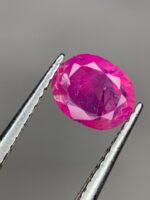 0.75ct Natural Afghan Ruby – Delicately Faceted Gemstone (5.96×4.81×2.53 mm) - Image 4