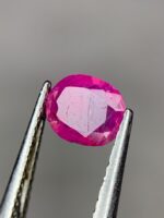0.75ct Natural Afghan Ruby – Delicately Faceted Gemstone (5.96×4.81×2.53 mm) - Image 5