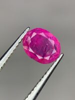 0.75ct Natural Afghan Ruby – Delicately Faceted Gemstone (5.96×4.81×2.53 mm) - Image 7