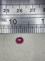 0.75ct Natural Afghan Ruby – Delicately Faceted Gemstone (5.96×4.81×2.53 mm) - Image 10