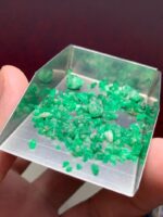 Featured Rough Lot: 23.69 ct Swat Emerald Crystal Parcel - Image 6