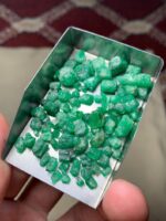 59.75 ct Natural Emerald Rough Lot – Swat Valley - Image 9