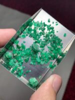 Featured Rough Lot: 23.69 ct Swat Emerald Crystal Parcel - Image 10