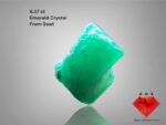 A Bold 6.37 ct Emerald Crystal from Swat Valley