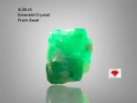 Feature Crystal: 4.36 ct Emerald from Swat Valley