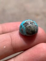 Radiance in Afghan Turquoise: Spotlight on a 12.20ct Cabochon - Image 3