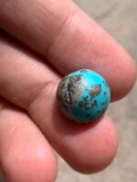 Radiance in Afghan Turquoise: Spotlight on a 12.20ct Cabochon - Image 9