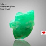 A Closer Look at a 3.94-Carat Swat Emerald Crystal: Nature's Green Treasure